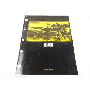 Buell Thunderbolt S3 S3T Spare Parts List Catalog 2000 - 2001