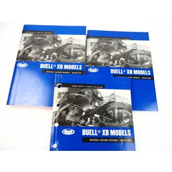Buell XB Models Firebolt Lightning Service Manual Parts Catalog Diagnostic 2009