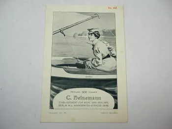 C. Heinemann Damenmode 1906 Berlin Markgrafenstrasse Prospekt