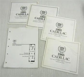 Cadillac Seville Eldorado 1985 Electrical Wiring Circuit Diagrams