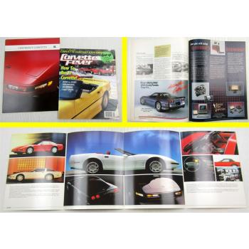 Car Magazine Corvette Fever 09/1989 + Prospekt GM Chevrolet Corvette wohl 90er