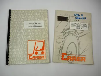 Carer N 16.3 18.3 20.3 Gabelstapler Betriebsanleitung Ersatzteilliste 1996