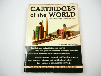 Cartridges Of The World - Data of rifle pistol shotgun cartridges 1965 Frank C. Barnes