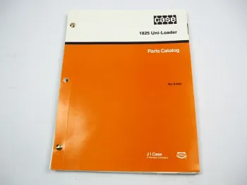 Case 1825 Uni-Loader Lader Ersatzteilliste Parts Catalog 1988