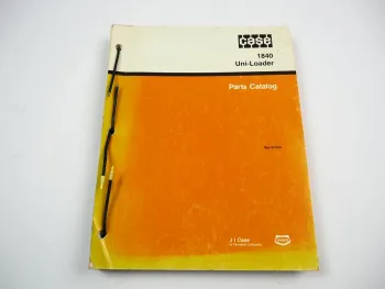 Case 1840 Uni-Loader Lader Ersatzteilliste Parts Catalog 1992