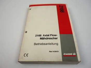 Case 2166 Axial Flow Mähdrescher Betriebsanleitung 02/1996