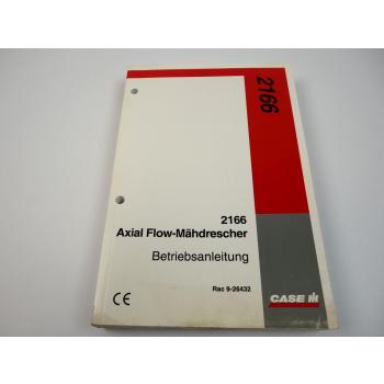 Case 2166 Axial Flow Mähdrescher Betriebsanleitung 1996