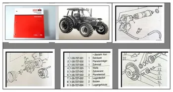 Case 5130E 5140E Traktor Ersatzteilkatalog Catalogue Pieces parts catalogue1992