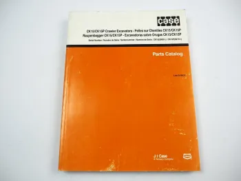 Case CK15 CK15P Raupenbagger Excavator Ersatzteilkatalog Parts List 1993