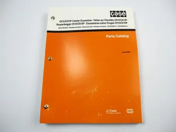 Case CK15 CK15P Raupenbagger Excavator Ersatzteilliste Parts List 1993