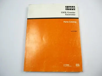 Case CK15 Raupenbagger Excavator Ersatzteilkatalog Parts List 1991