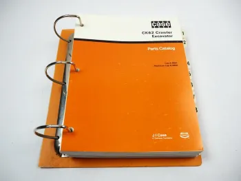 Case CK62 Raupenbagger Crawler Excavator Parts Catalog Service Manual