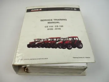 Case CS110 120 130 150 Steyr 9105 9115 9125 9145 a Training Werkstatthandbuch