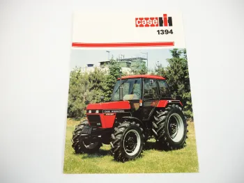 Case IH 1394 Allrad Traktor Schlepper Prospekt 1980er Jahre