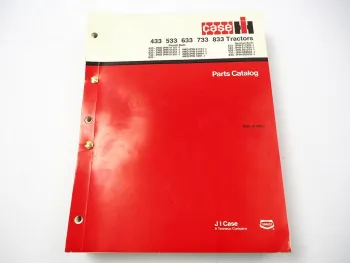 Case IH 433 533 633 733 833 Schlepper Ersatzteilliste Ersatzteilkatalog 09/1987