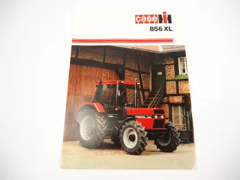 Case IH 856XL Traktor Schlepper Prospekt 1980er Jahre