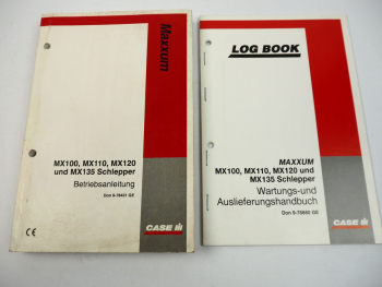 Case MX100 MX110 MX120 MX135 Betriebsanleitung Wartungs Auslieferungsbuch 1997