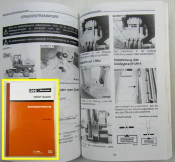 Case Poclain 1088 P2A P2AL Bagger Betriebsanleitung Bedienung Wartung 1989