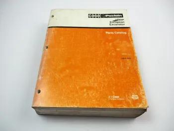 Case Poclain 1088P Radbagger Excavator Ersatzteilkatalog Parts List 1989