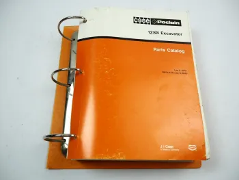 Case Poclain 1288 CK LC NLC Raupenbagger Ersatzteilkatalog Parts List 1993