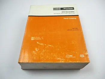 Case Poclain 61C Raupenbagger Excavator Ersatzteilkatalog Parts List 1990