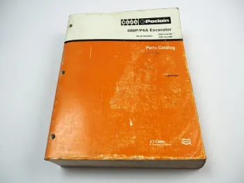 Case Poclain 888 P P4A Radbagger Excavator Ersatzteilkatalog Parts List 1990