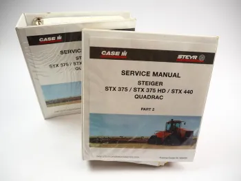 Case STX 375 440 Quadrac Tractor Service Workshop Manual Werkstatthandbuch 2000