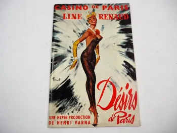 Casino de Paris Line Renaud Desirs de Paris de Henri Varna 1960er Jahre