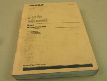 CAT Caterpillar 938F Wheel Loader Parts Manual List Ersatzteilliste in engl 8/96