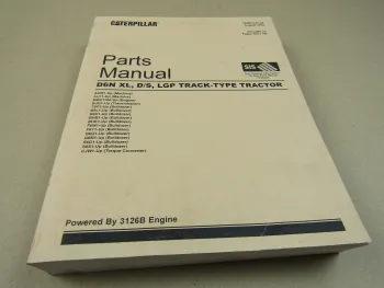 Caterpillar D6N XL D/S LGP Parts book Manual Ersatzteilliste 8/2004 Volume 2