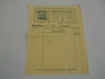 Christian Berg Kaiserslautern Buchdruckerei Papierwaren Fabrik Rechnung 1907