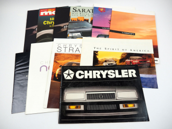 Chrysler 11x Prospekt Technische Daten 1989 bis 1995