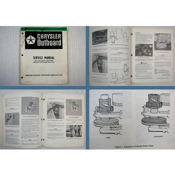 Chrysler 9.9 12HP 15HP 250 280 Sailor Outboards Service Manual 1979