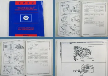 Chrysler Jeep Cherokee Dodge Ram Diagnosehandbuch Motor 3,9l, 5,2l, 5,9l 1993