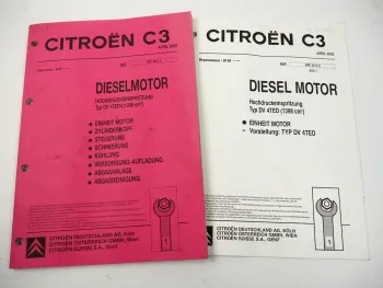 Citroen C3 1.4 16V HDi Dieselmotor 8HY DV4TED4 Werkstatthandbuch