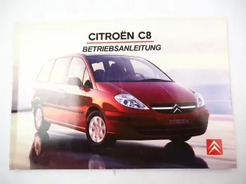 Citroen C8 Betriebsanleitung 10/2006 Bedienungsanleitung