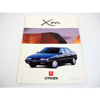 Citroen XM und Break Typ Y4 2.0 SX Turbo D12 2.5 c.T. V6 24V VSX Prospekt 1994