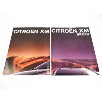 Citroen XM und XM Break Typ Y3 ca. 1991 2x Prospekt
