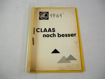 Claas Columbus Europa Super Junior Automatic Mähdrescher Neuerungen Foto BJ 1961