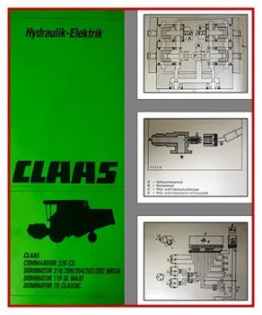 Claas Commandor Dominator Mähdrescher Werkstatthandbuch 1994 Reparaturanleitung
