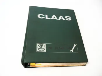 Claas Dominator 100 105 Mähdrescher Werkstatthandbuch Reparaturhandbuch 1980