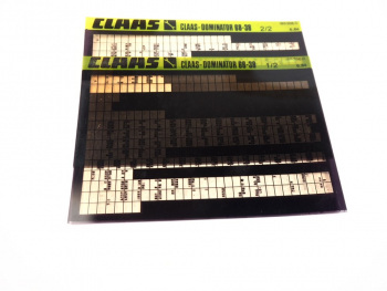 Claas Dominator 38 48 58 68 Werkstatthandbuch Reparaturanleitung 1984 Microfich
