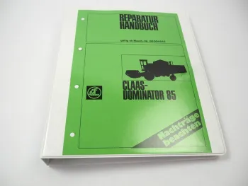 Claas Dominator 85 Reparaturhandbuch Werkstatthandbuch Reparaturanleitung 1977