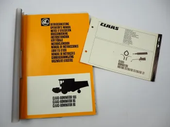 Claas Dominator 86 96 106 Libretto di uso e manutenzione1985 Italienisch