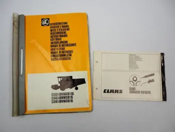 Claas Dominator 86 96 106 Operators Manual Maintenance Wiring Diagram 1983 engl.