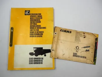 Claas Dominator 86 96 106 Operators Manual Maintenance Wiring Diagram 1984 engl.