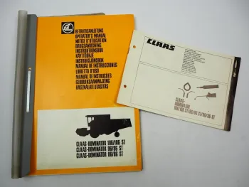 Claas Dominator 86 96 106 ST Operators Manual Maintenance Wiring Diagram 1985