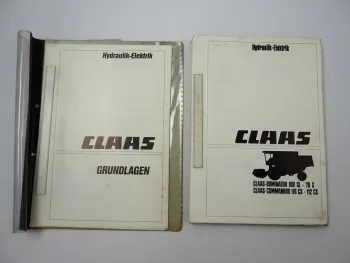 Claas Dominator Commandor Mähdrescher Hydraulik Elektrik Schaltplan 1980er Jahre