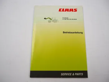 Claas FL 60 80 100 120 150 250 Frontlader Betriebsanleitung Bedienung 2013