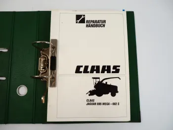 Claas Jaguar 682S 682SL 685SL 690SL 695SL Feldhäcksler Werkstatthandbuch 1991